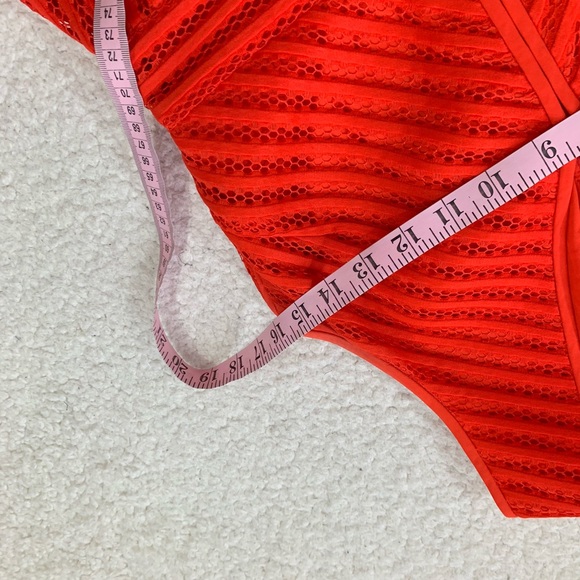 J Crew Red Eyelet Dress with Back Zipper - Picture 4 of 8